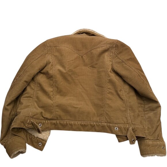 Vintage Earl Jean Corduroy Sherpa Jacket Size S - Picture 2 of 7